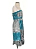 Shoreline Tie-dye Teal Cocktail Dress Size Sm - Med - photo 4