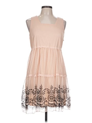 Ultra Pink Casual Dress (view 1)
