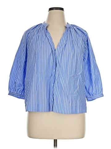 H&M 3/4 Sleeve Button-Down Shirt (view 1)