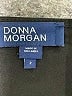 Donna Morgan Black Cocktail Dress Size 2 - photo 7