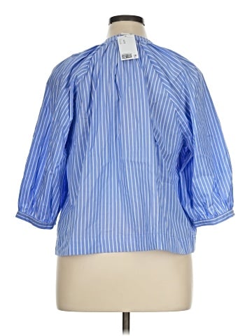 H&M 3/4 Sleeve Button-Down Shirt (view 2)