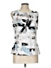 Calvin Klein Silver Sleeveless Blouse Size L - photo 1