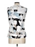 Calvin Klein Silver Sleeveless Blouse Size L - photo 2