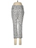 Alfani Polka Dots Ivory Casual Pants Size 6 - photo 1