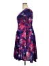 Lularoe Print Purple Cocktail Dress Size XXL - photo 5