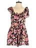 Kimchi Blue 100% Rayon Floral Pink Romper Size 2 - photo 1