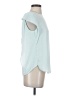 metaphor 100% Polyester Teal Sleeveless Blouse Size S - photo 4