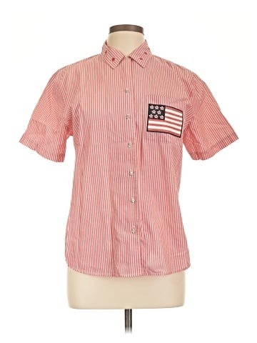 Karen Scott Sport Short Sleeve Button-Down Shirt (view 1)