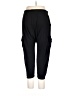 Eileen Fisher Solid Black Cargo Pants Size L - photo 2