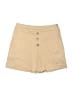 Final Touch Solid Tan Khaki Shorts Size S - photo 1