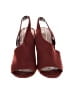 Call It Spring Color Block Burgundy Sandals Size 6 - photo 2
