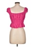 Cotton Candy LA 100% Rayon Pink Short Sleeve Top Size L - photo 2