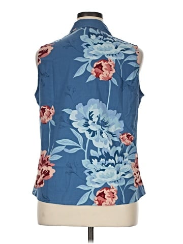Lularoe Sleeveless Button-Down Shirt (view 2)