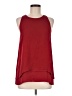 Theory 100% Silk Red Sleeveless Top Size M - photo 1