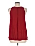 Theory 100% Silk Red Sleeveless Top Size M - photo 2