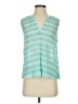 Carve Designs Teal Sleeveless Blouse Size S - photo 1
