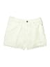 Inc Denim 100% Cotton Solid Ivory Shorts Size 16 - photo 1