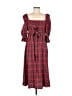 Cupshe Plaid Red Casual Dress Size S - photo 1