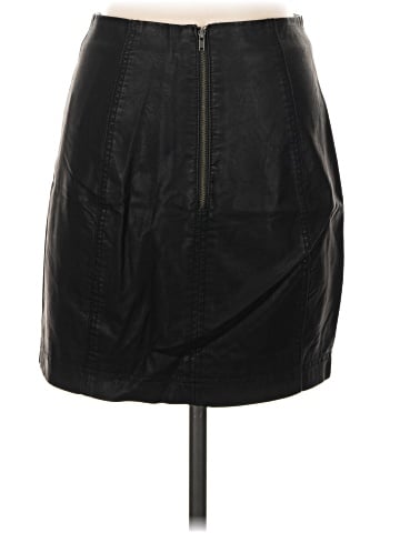 Free People Faux Leather Skirt (view 2)