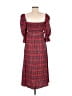 Cupshe Plaid Red Casual Dress Size S - photo 2