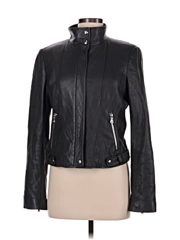 Calvin Klein Leather Jacket (view 1)