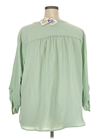 AK Anne Klein 3/4 Sleeve Blouse (view 2)