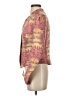 Free People 100% Cotton Print Pink Blazer Size 4 - photo 5