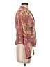 Free People 100% Cotton Print Pink Blazer Size 4 - photo 4