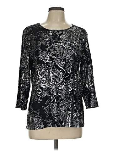 JM Collection 3/4 Sleeve Blouse (view 1)