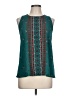 Xhilaration Teal Sleeveless Blouse Size L - photo 1