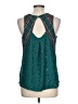 Xhilaration Teal Sleeveless Blouse Size L - photo 2
