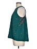 Xhilaration Teal Sleeveless Blouse Size L - photo 5