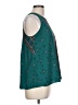 Xhilaration Teal Sleeveless Blouse Size L - photo 4