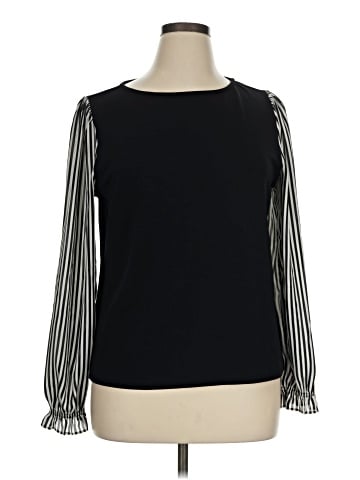 Ann Taylor Factory Long Sleeve T-Shirt (view 1)