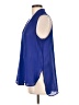 Truth NYC 100% Polyester Blue Sleeveless Blouse Size L - photo 5