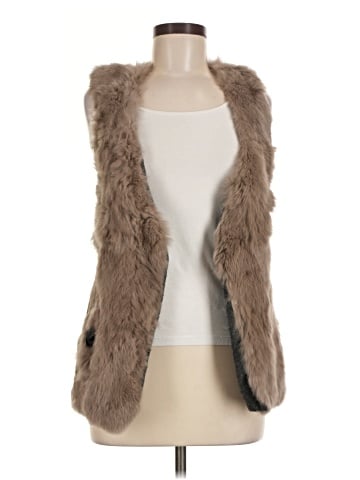 C. Luce Faux Fur Vest (view 1)