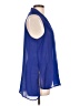 Truth NYC 100% Polyester Blue Sleeveless Blouse Size L - photo 4