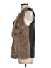 C. Luce Tan Faux Fur Vest Size M - photo 5
