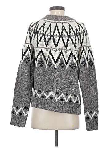 Line & Dot Pullover Sweater (view 2)
