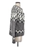 Line & Dot Chevron-herringbone Gray Pullover Sweater Size S - photo 4