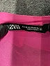 Zara 100% Polyester Pink Long Sleeve Blouse Size XS - photo 7
