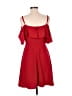 Forever 21 100% Polyester Solid Red Cocktail Dress Size M - photo 2