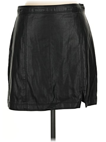 Abercrombie & Fitch Faux Leather Skirt (view 1)