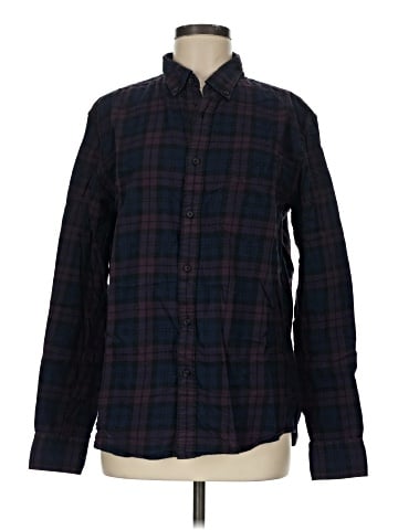 Uniqlo Long Sleeve Button-Down Shirt (view 1)
