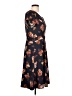 ModCloth Paisley Blue Casual Dress Size L - photo 4
