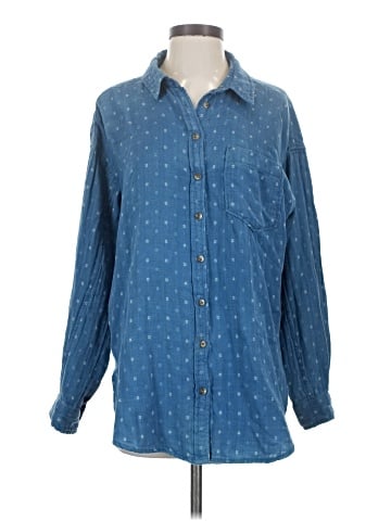 Pilcro Long Sleeve Button-Down Shirt (view 1)