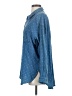 Pilcro 100% Cotton Polka Dots Blue Long Sleeve Button-Down Shirt Size S - photo 5