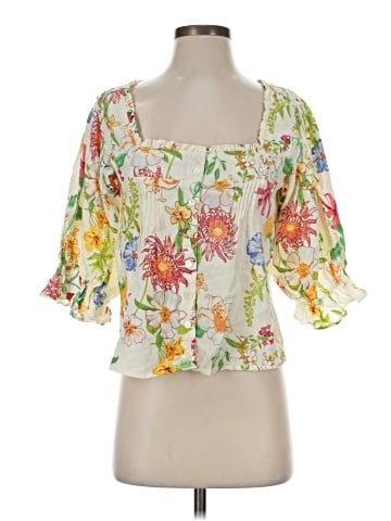Laura Ashley 3/4 Sleeve Blouse (view 1)