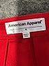 American Apparel 100% Polyamide Solid Red Formal Skirt Size S - photo 4