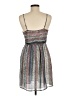 Staring at Stars 100% Polyester Metallic Silver Cocktail Dress Size 8 - photo 2
